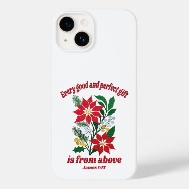 Every Good and Perfect Gift – James 1:17 Christmas Case-Mate iPhone Case (Back)