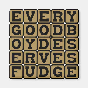 Every Good Boy Deserves Fudge, Musical Mnemonic Magnet