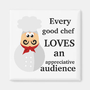 Every Good Chef Cooking Gift Magnet