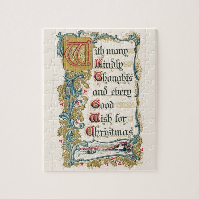 Every Good Wish for Christmas Jigsaw Puzzle (Vertical)