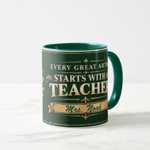 Every Great Artist Starts with a Teacher Mug Gift!