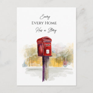 Every Home Has a Story Real Estate Postcard   Prof
