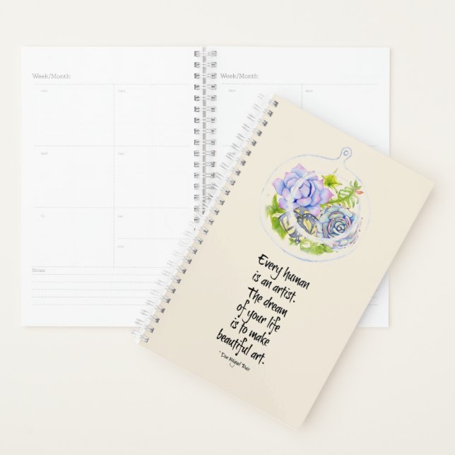 Every Human Is An Artist Weekly Planner (Display)