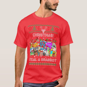 Every Italian Brainrot Funny Xmas Brainrot for Boy T-Shirt