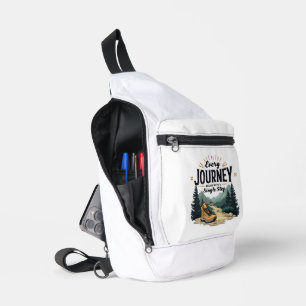 Every Journey Start With a Single Step Hiking Sling Bag