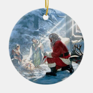 Every Knee Shall Bow Ceramic Tree Decoration