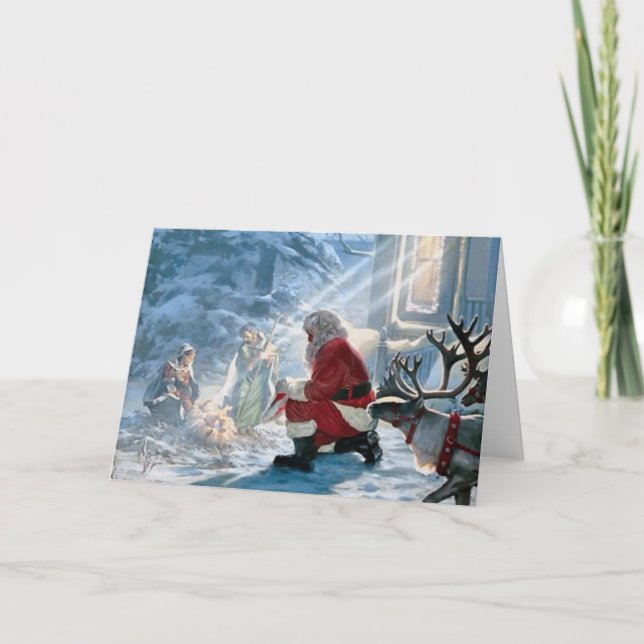 Every Knee Shall Bow Holiday Card (Front)