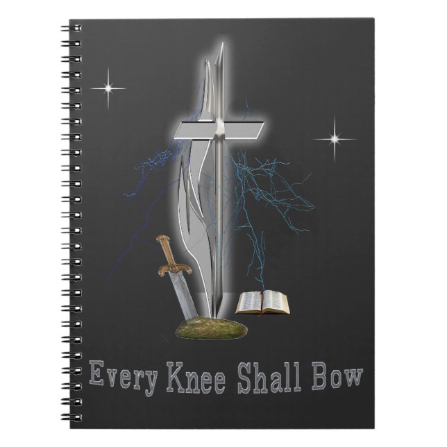 Every knee shall bow  notebook (Front)