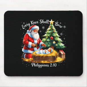 Every Knee Shall Bow Philipans 2_10 Christmas Mouse Pad