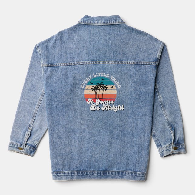 Every Little Thing' Denim Jacket  (Back)
