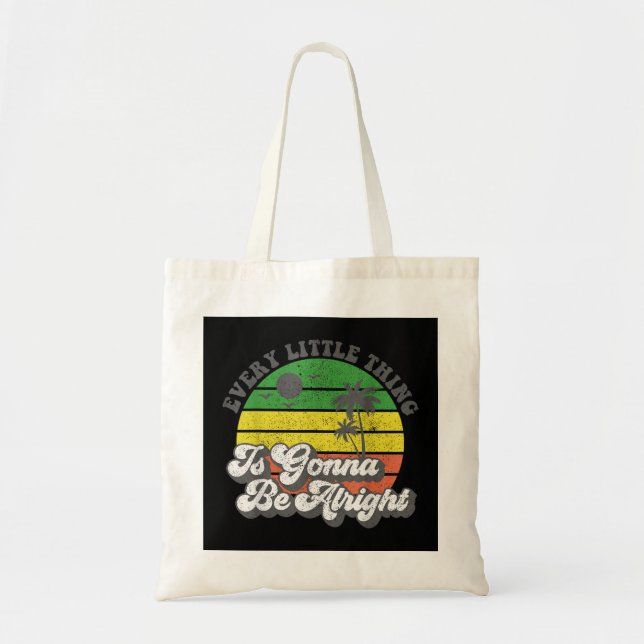 Every Little Thing Is Gonna Be Alright Jamaica Wom Tote Bag (Front)