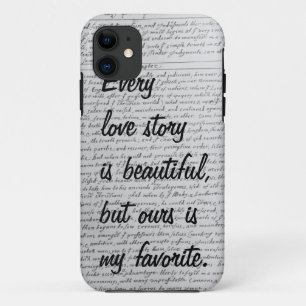 Every Love Story is Beautiful, Our Story iPhone 5 iPhone 11 Case