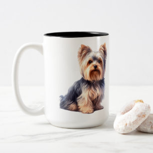 Every Meal You Make Funny Yorkie Yorkshire Terrier Two-Tone Coffee Mug