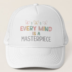 Every Minds Is A Masterpiece Autism Acceptance Trucker Hat