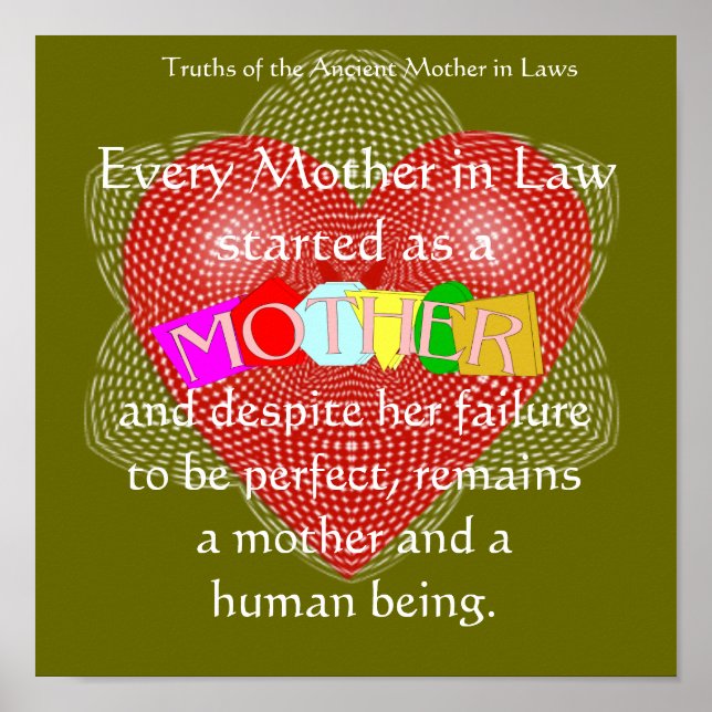 Every Mother in Law started as a Mother . Poster (Front)