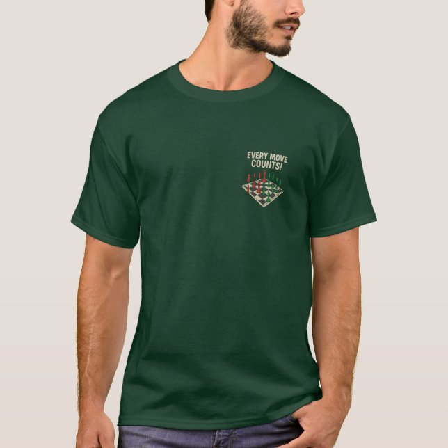 Every Move Counts Candlestick Chess Tee (Front)