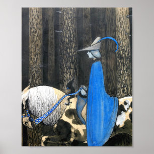 Every Now And Then Santa John Bauer Poster