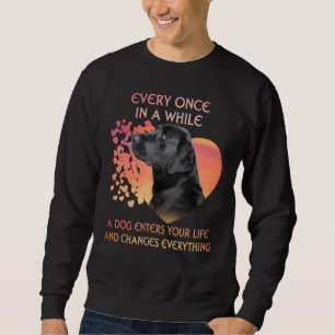 Every Once In A While A Black Labrador Enters You Sweatshirt