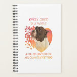 Every Once In A While A Dog Enters You Life Planner<br><div class="desc">Perfect gift for the dog lover in your life,  whether it be your mom,  dad,  sister,  brother or friend.</div>