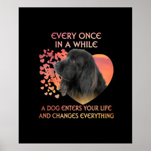 Every Once In A While A Dog Enters Your Life Poster