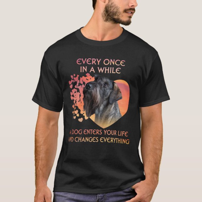 Every Once In A While A Schnauzer Enters You Life T-Shirt (Front)