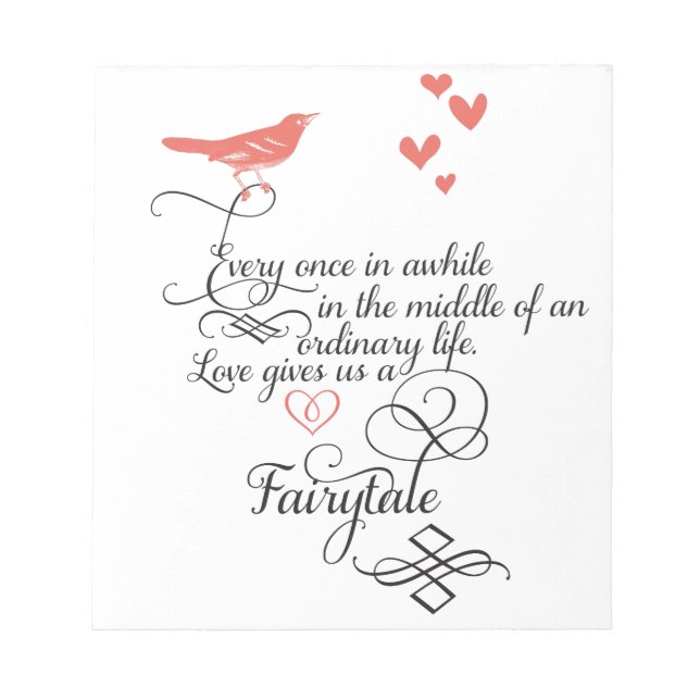 Every once in awhile in an ordinary life. notepad (Front)