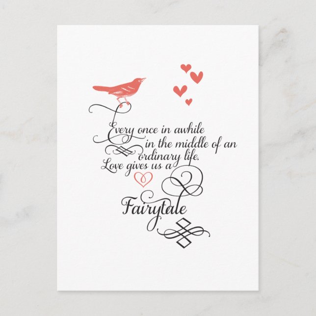 Every once in awhile in an ordinary life. postcard (Front)