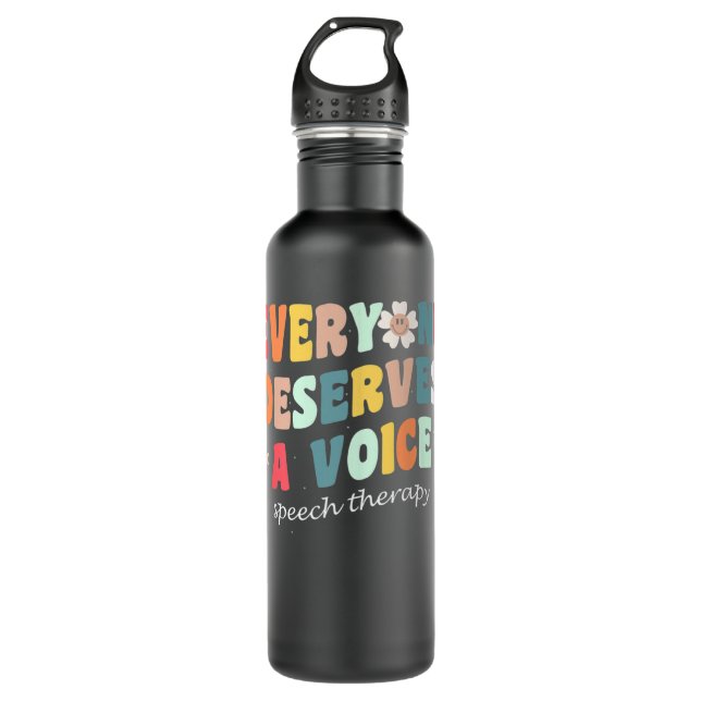 Every One Deserves A Voice Colourful Shirt SLP Spe 710 Ml Water Bottle (Front)