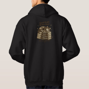 Every Page Opens a New Dream Book Lover Cat Hoodie