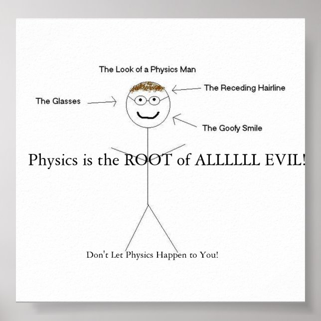 Every Physics Teacher Poster (Front)