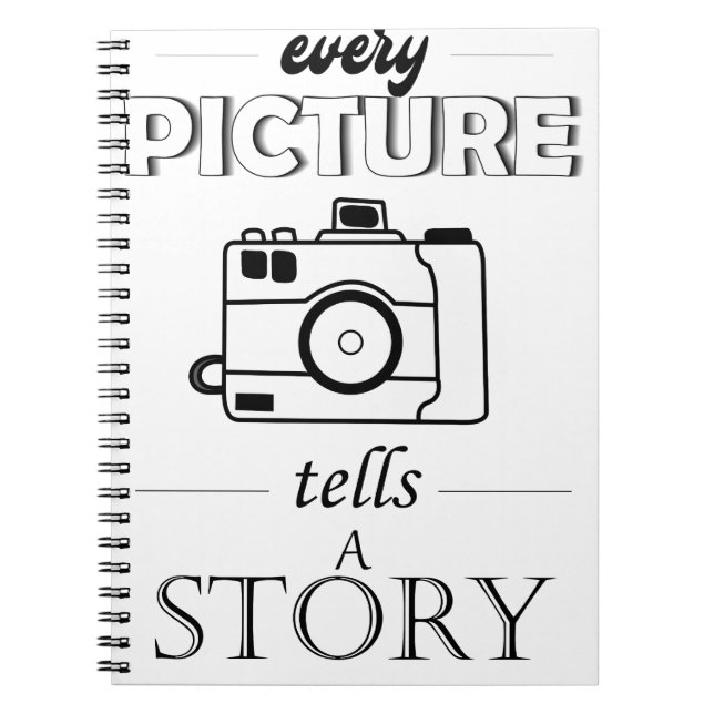 every picture tells a story notebook (Front)