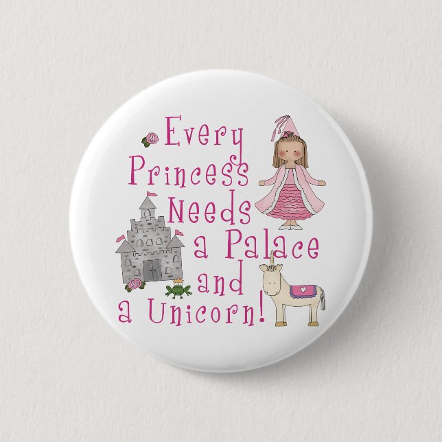 Every Princess 6 Cm Round Badge (Front)
