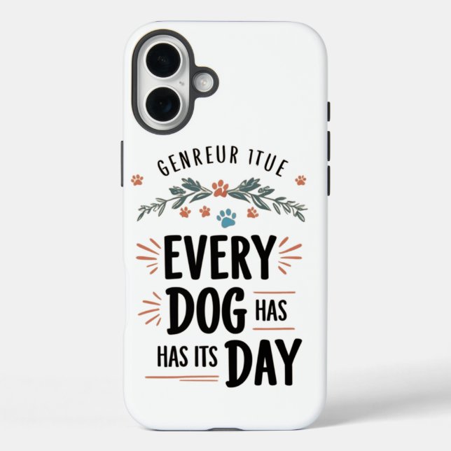 Every Pup Shines Case-Mate iPhone Case (Back)