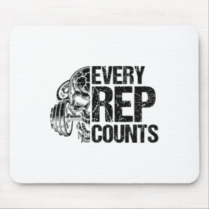Every Rep Counts Weightlifter Bodybuilding Bodybui Mouse Pad