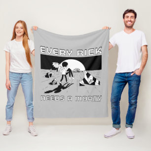 Every Rick Needs A Morty Fleece Blanket