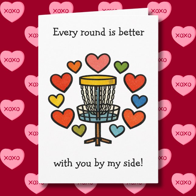 Every Round is Better | Disc Golf Valentine's Day Card (Creator Uploaded)