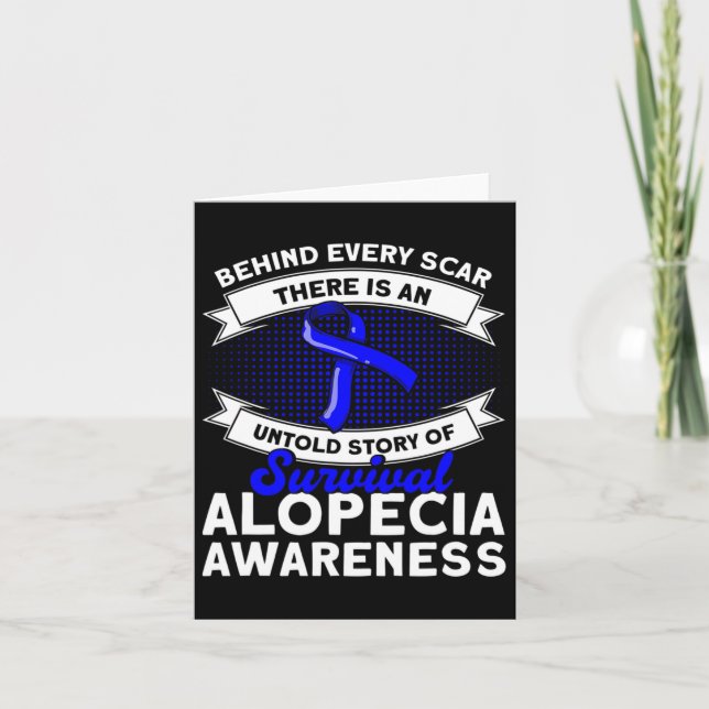 Every Scar Untold Story Support Alopecia Awareness Card (Front)