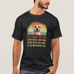 Every Snack You Make Corgi Dog Mum Dog Dad Retro P T-Shirt