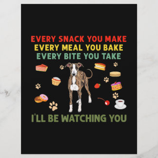 Every snack you make every meal you bake italian g custom letterhead