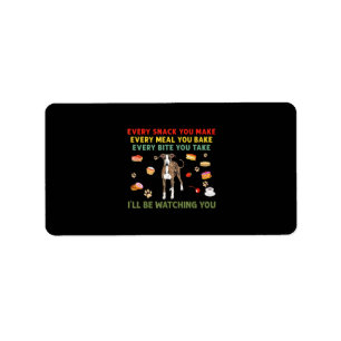 Every snack you make every meal you bake italian g label