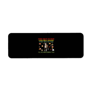 Every snack you make every meal you bake italian g return address label