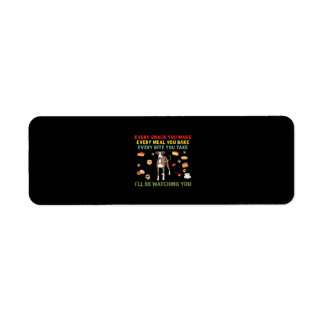 Every snack you make every meal you bake italian g return address label