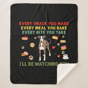 Every snack you make every meal you bake italian g sherpa blanket
