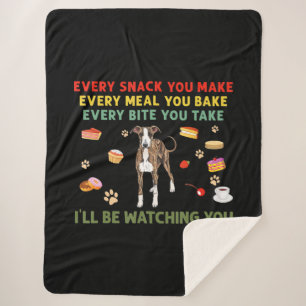 Every snack you make every meal you bake italian g sherpa blanket