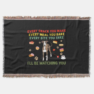 Every snack you make every meal you bake italian g throw blanket