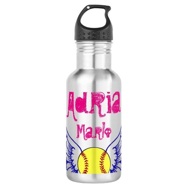 Every Softballer Needs Hydration 710 Ml Water Bottle (Front)
