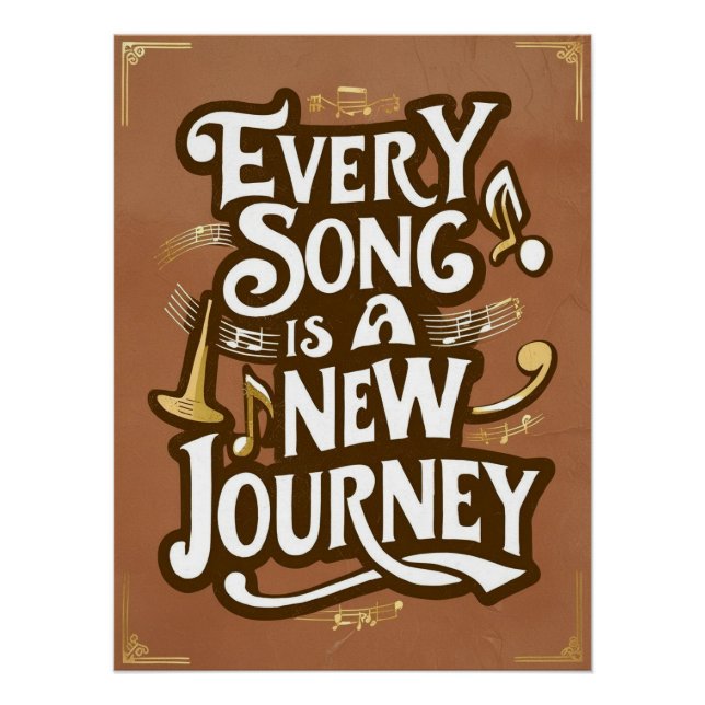 Every Song Is A New Journey Poster (Front)