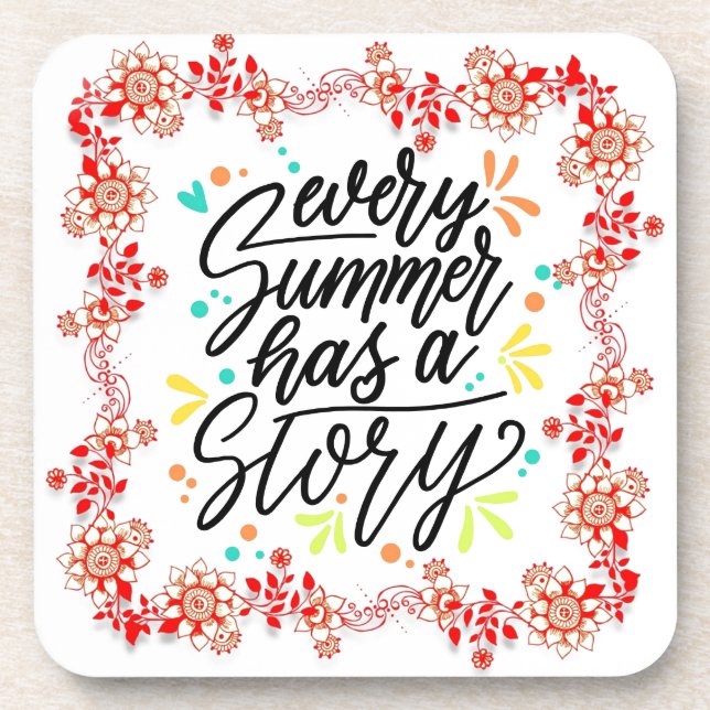 Every Summer Has A Story -23431 Coaster (Front)