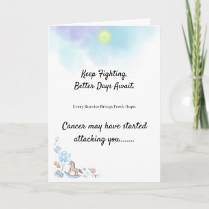 Every Sunrise Brings New Hope– Beat Cancer Card