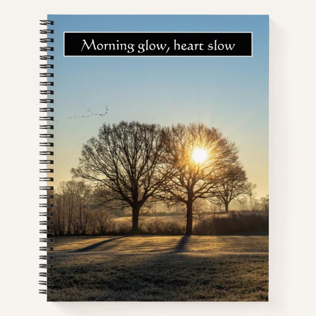 Every Sunset Fresh Start Coastal  Notebook (Front)